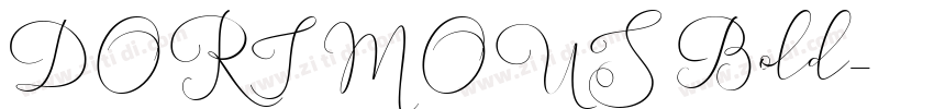 DORIMOUS Bold字体转换